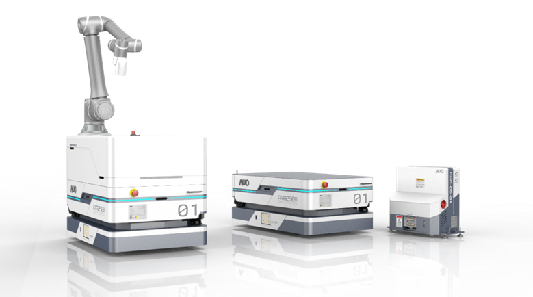 友達數位開發的自主式移動機器人（AMR250M），搭配全向輪並結合AI演算法、2D LiDAR、3D攝影機等技術，協助客戶實現產線全自動化